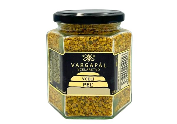 Včelí peľ v skle