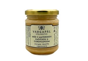 Med s bylinkami a hubami - MATERSKÁ KAŠIČKA A CORDYCEPS 260 g